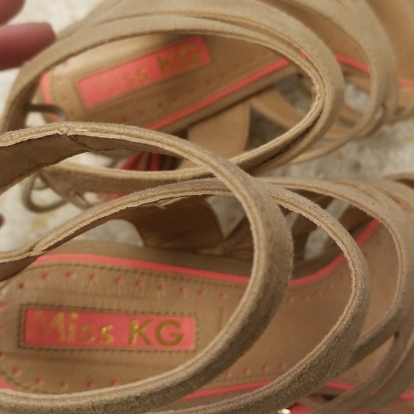 miss kg tan sandals